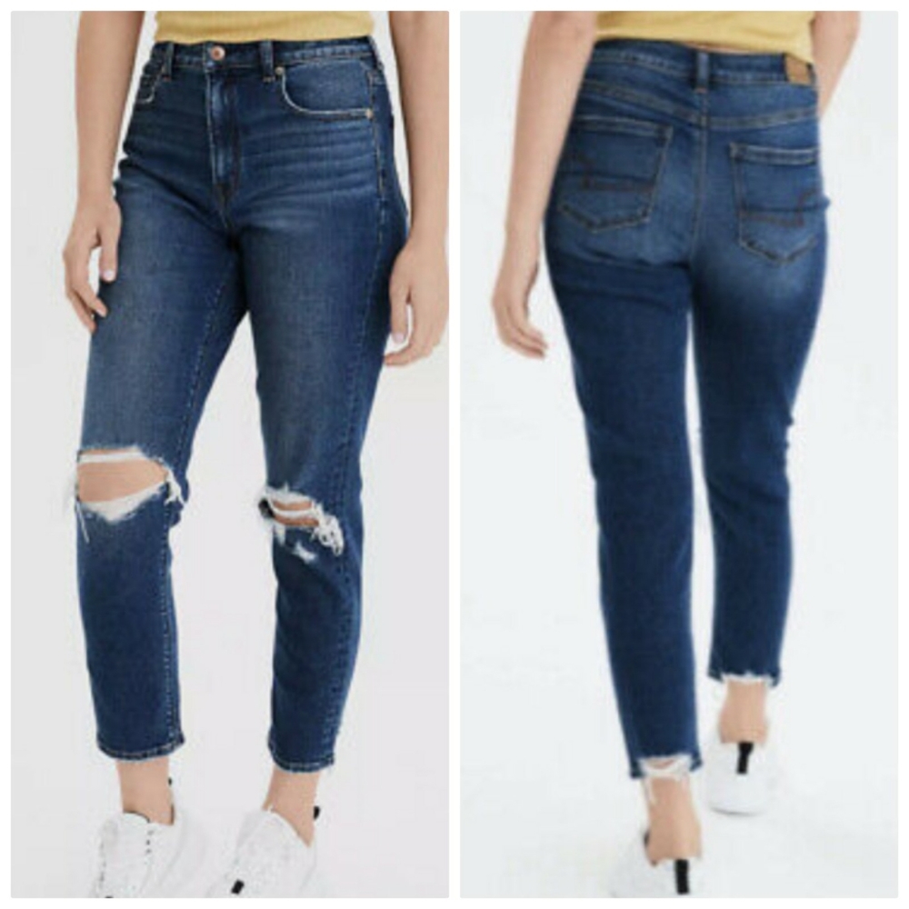 American Eagle mom Jeans‎ High Waisted.